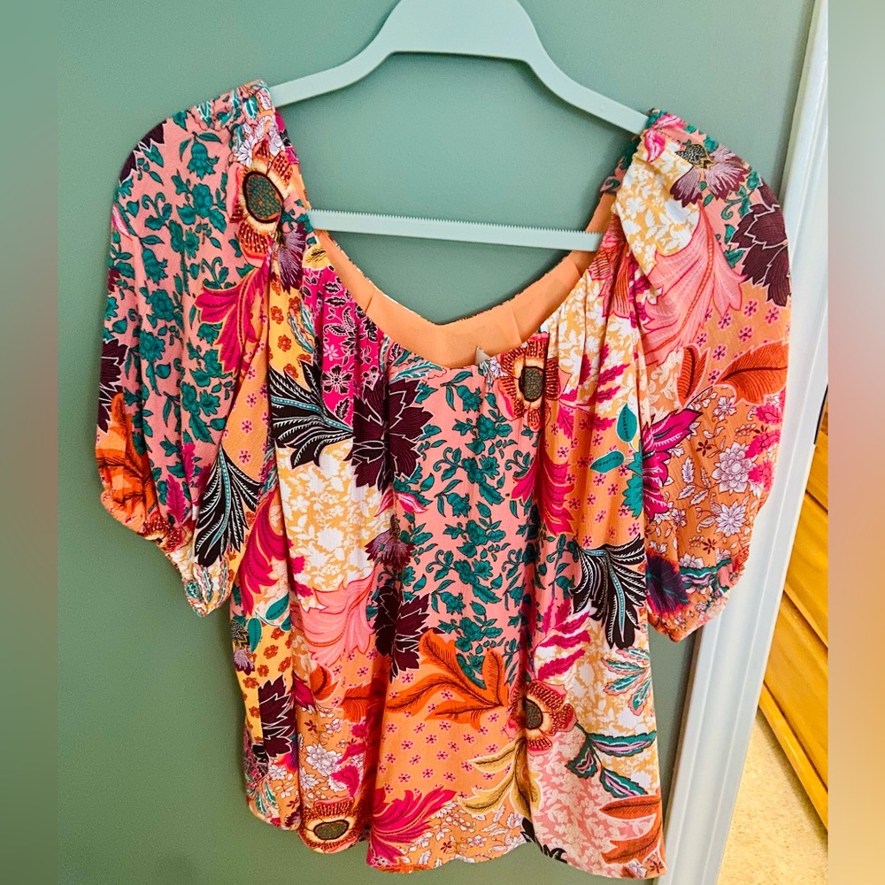Loft blouse 🧡💛🤎 - Picture 8 of 8